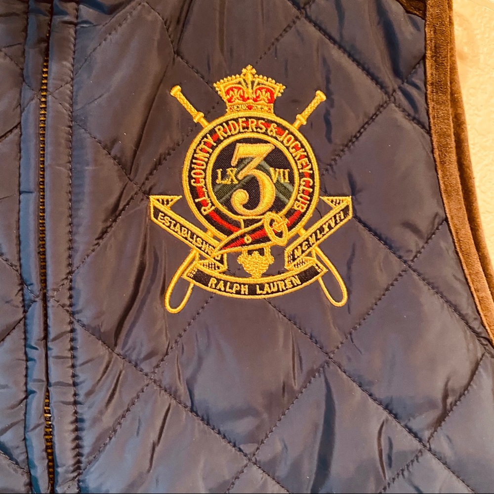 Ralph Lauren vest quilted embroidered logo - Picture 7 of 14